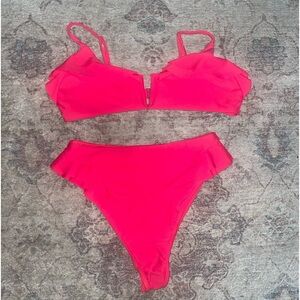 Revamped Bikini set in red size medium